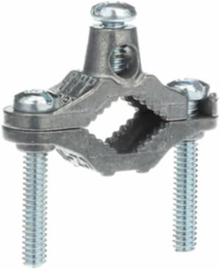 GRD ROD CLMP, 1.5-1IN PIPE, ZNC/STL