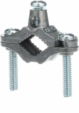 GRD ROD CLMP, 1.5-1IN PIPE, ZNC/STL
