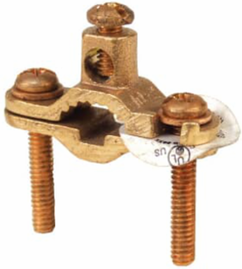 GRD ROD CLMP, 1.5-1IN PIPE, BRASS