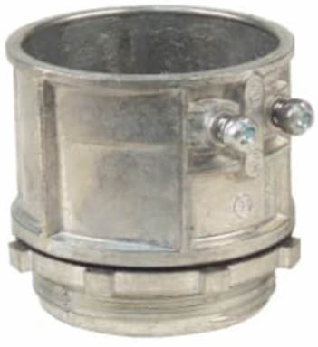 EMT Set Screw Connector, 3 Inch, Zinc Alloy, Concrete-tight