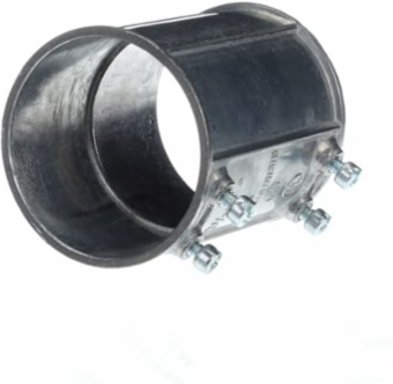 EMT Set Screw Coupling 2-1/2 Inch Zinc Alloy, Concrete-tight