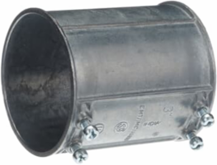 EMT Set Screw Coupling 3 Inch Zinc Alloy, Concrete-tight