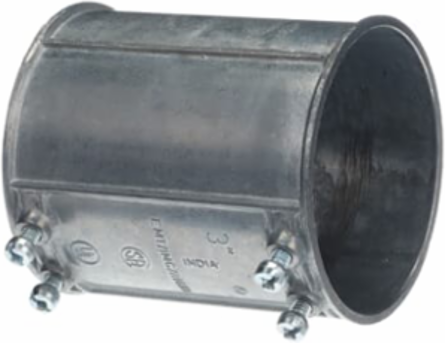 EMT Set Screw Coupling 3 Inch Zinc Alloy, Concrete-tight