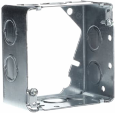 4IN SQ EXT RING 2-1/8IN DEEP KO