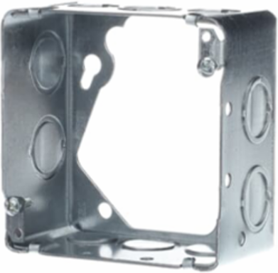 4IN SQ EXT RING 2-1/8IN DEEP KO