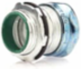 EMT Insulated Throat Compression Fitting 1 Inch, Steel for Wet Locations