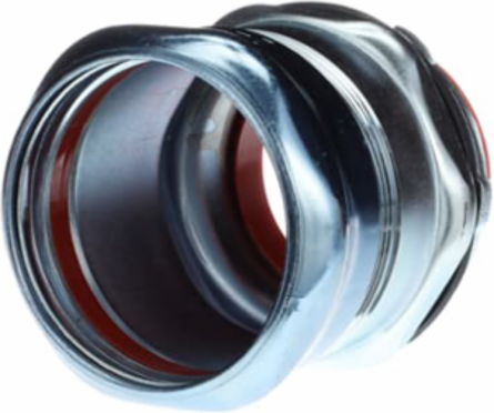 EMT Insulated Compression Connector 2-1/2 Inch Steel for Wet Locations