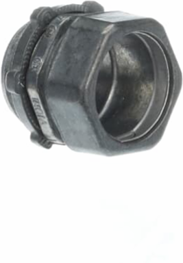 EMT Compression Connector, 1 Inch, Zinc Alloy, Concrete-tight