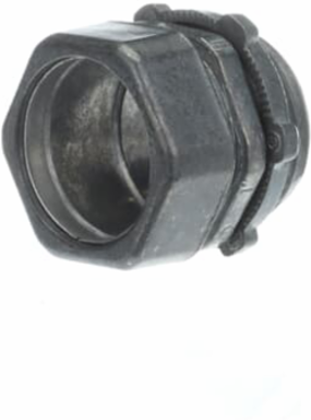 EMT Compression Connector, 1 Inch, Zinc Alloy, Concrete-tight