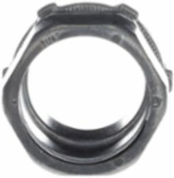 EMT Compression Connector, 1-1/4 Inch, Zinc Alloy, Concrete-tight