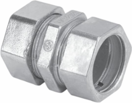 EMT Compression Coupling, 1 Inch, Zinc Alloy, Concrete-tight