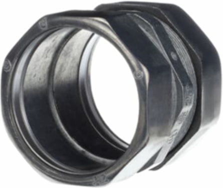 EMT Compression Coupling, 2-1/2 Inch, Zinc Alloy, Concrete-tight