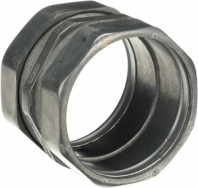 EMT Compression Coupling, 3 Inch, Zinc Alloy, Concrete-tight