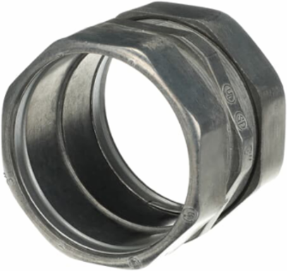 EMT Compression Coupling, 3 Inch, Zinc Alloy, Concrete-tight