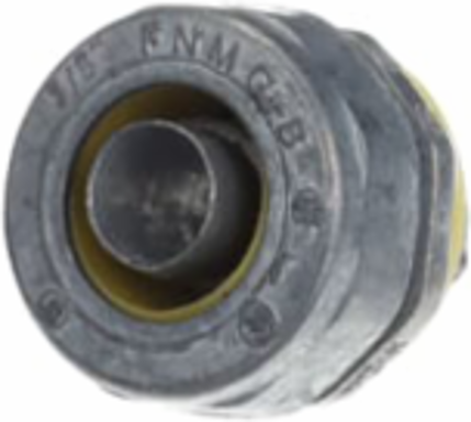 Liquidtight Connector 3/8 Inch Zinc Alloy, Tapered Threaded Hub