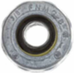 Liquidtight Connector 3/8 Inch Zinc Alloy, Tapered Threaded Hub