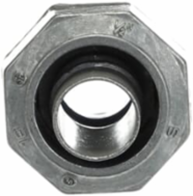 Insulated Liquidtight Connector 1/2 Inch, Zinc Alloy, Threaded