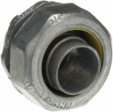 Liquidtight Connector 3/4 Inch Zinc Alloy Fitting with Tapered Threaded Hub