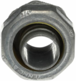 Liquidtight Connector 3/4 Inch Zinc Alloy Fitting with Tapered Threaded Hub
