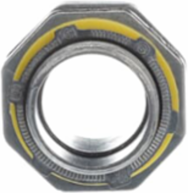 Liquidtight Connector 1-1/4 Inch Zinc Alloy, Tapered Threaded Hub