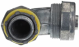 90 Degree Liquidtight Connector 3/8 Inch Zinc Alloy