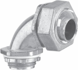 Insulated 90 Degree Liquidtight Fitting 1/2 Inch Zinc Alloy