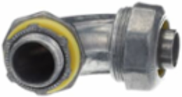 90 Degree Liquidtight Connector 1/2 Inch, Zinc Alloy