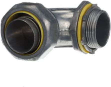 90 Degree Liquidtight Connector 1-1/4 Inch Zinc Alloy