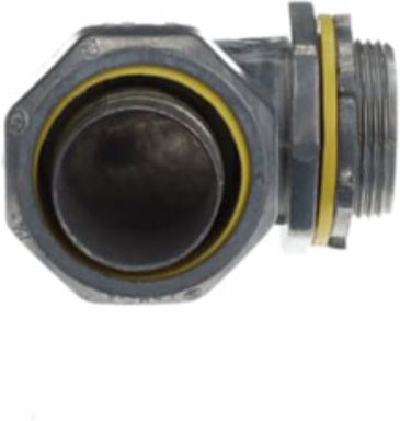 90 Degree Liquidtight Connector 1-1/4 Inch Zinc Alloy