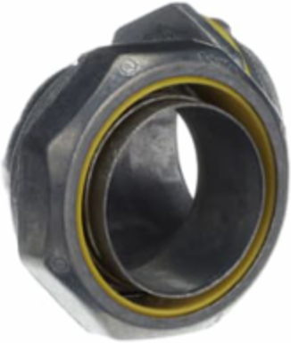90 Degree Liquidtight Connector, 2 Inch, Zinc Alloy