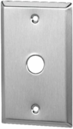 SS PLATE 5/8IN TELEPHONE 1 GANG