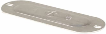1 BLANK ALUM COVER