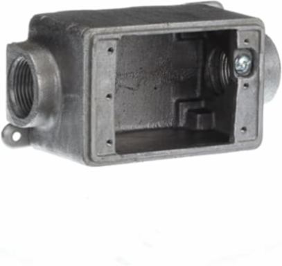 FD BOX,DEEP,1 GANG,1 HUB,22.5CU IN