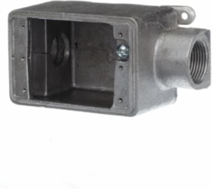 FD BOX,DEEP,1 GANG,1 HUB,22.5CU IN