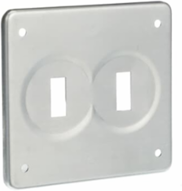 FS COVER - 2 GANG - FOR TOG. SWITCH