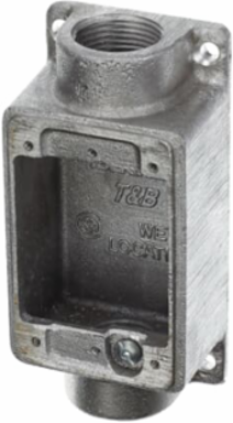 FSC BOX - SHALLOW - 1 GANG - 1 HUBS