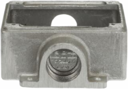 FSC BOX - SHALLOW - 2 GANG - 1 HUBS