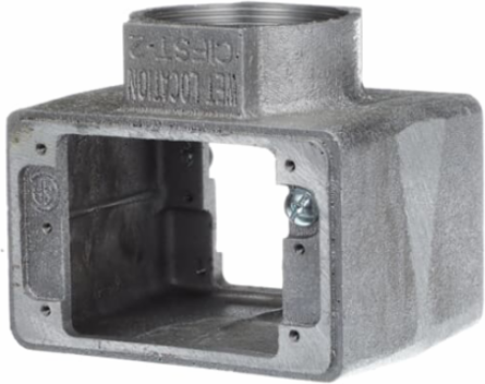 FS BOX - 3-5/8 DEEP - 2 FACE - 2 HU