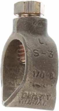 Ground Rod Clamp 3/4 Inch, Bronze Body, Brass Screw