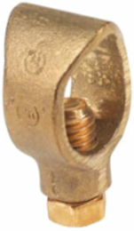 Ground Rod Clamp 3/4 Inch, Bronze Body, Brass Screw