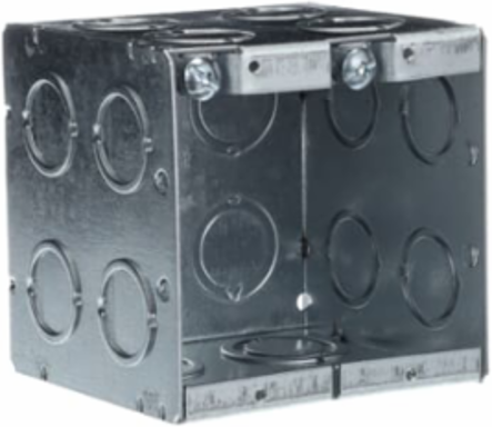 3-1/2IN DEEP MASONRY BOX KO 2GANG