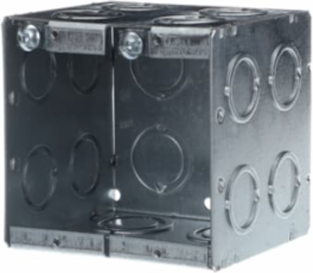 3-1/2IN DEEP MASONRY BOX KO 2GANG