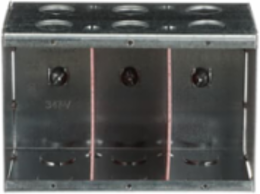 347V MASONRY BOX 3-3/8IN DEEP 3GANG
