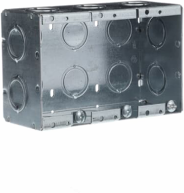 2-1/2IN DEEP MASONRY BOX KO 3GANG
