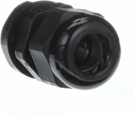 1/2IN STR CORD CONN NYL BLK .23-.55