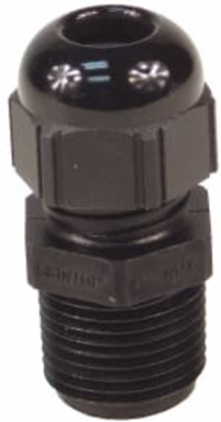 1/2IN STR CORD CONN NYL BLK .23-.55