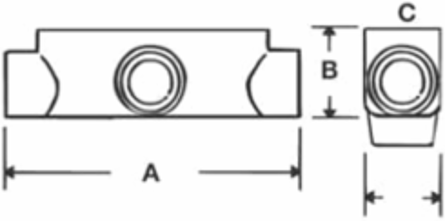 CONDUIT BODY RIGID 1 TB