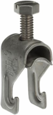 1-PIECE CBL/PIPE CLP 1/4IN 316SS