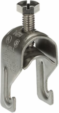 1-PIECE CBL/PIPE CLP 1/2IN 316SS