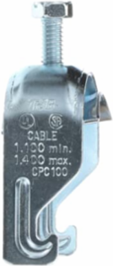 1-PIECE CBL/PIPE CLP 1IN STL